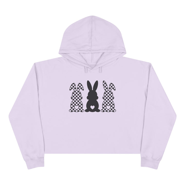 Heart Bunny - Crop Hoodie