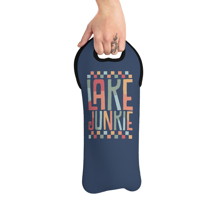 Lake Junkie - Wine Tote Bag