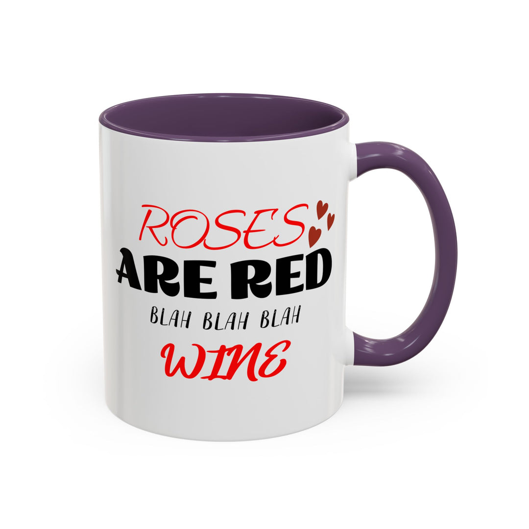 Blah Blah Blah Wine - Accent Coffee Mug (11, 15oz)