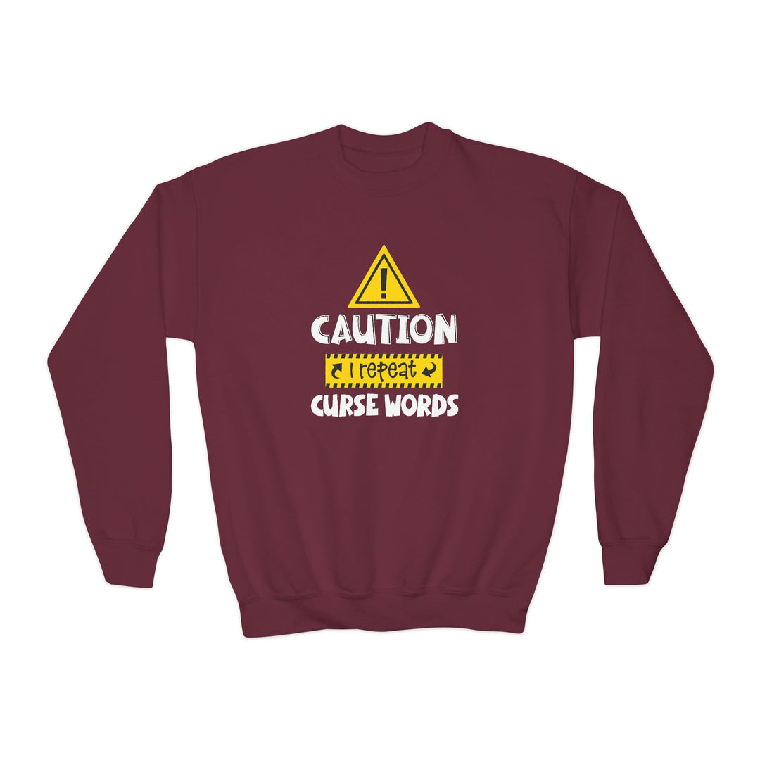 Caution - Youth Crewneck Sweatshirt