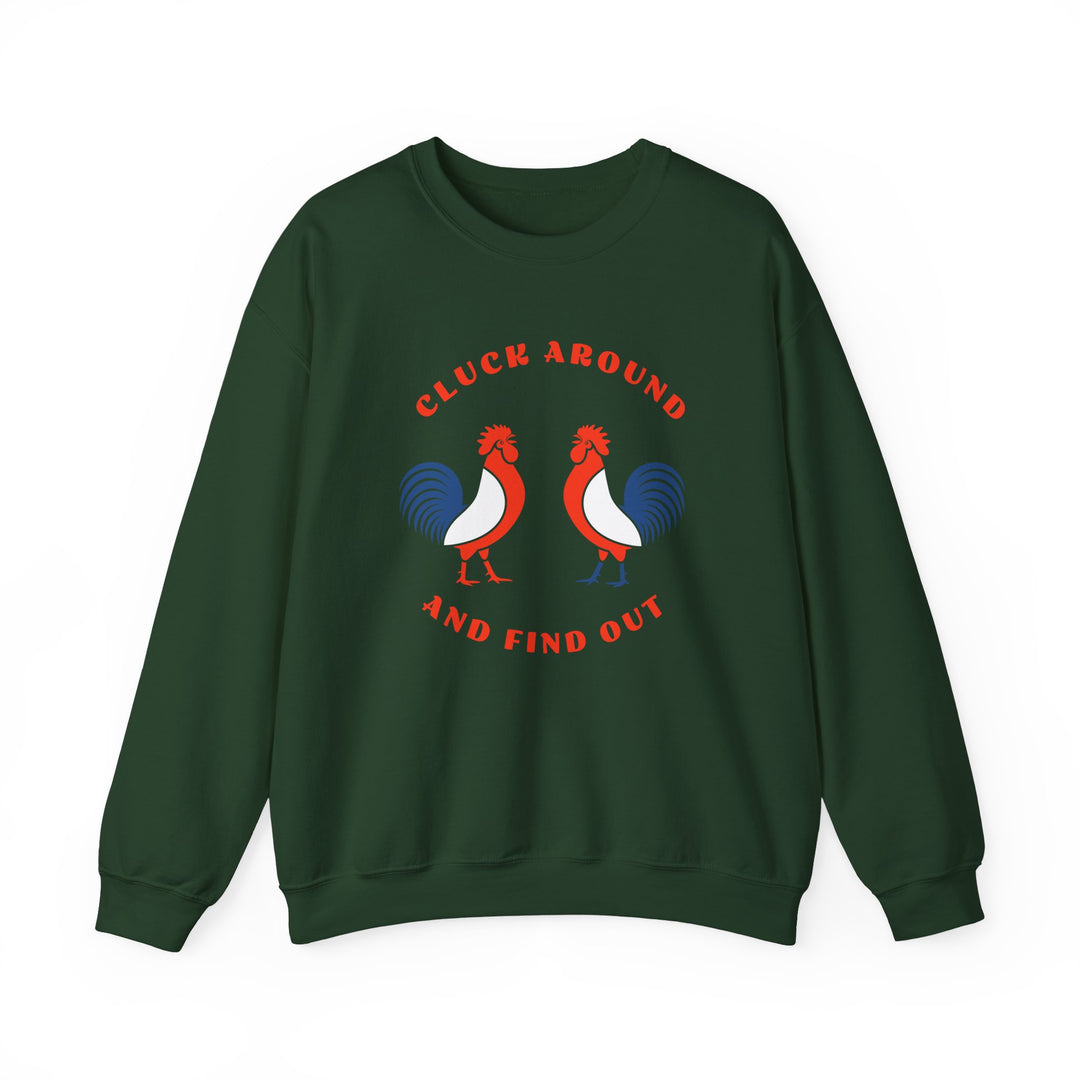 Cluck Around - Unisex Heavy Blend™ Crewneck Sweatshirt