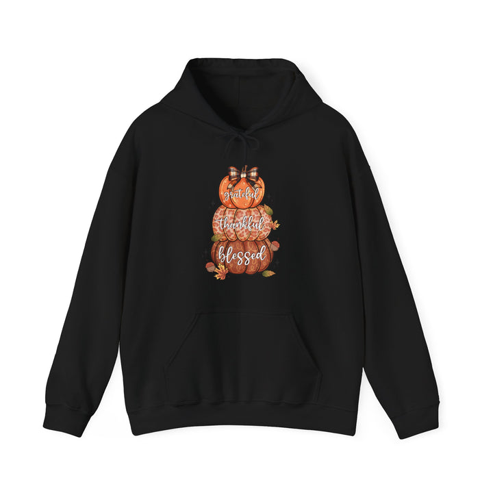Grateful Thankful Blessed Pumpkins - Unisex Heavy Blend™ Hooded Sweatshirt