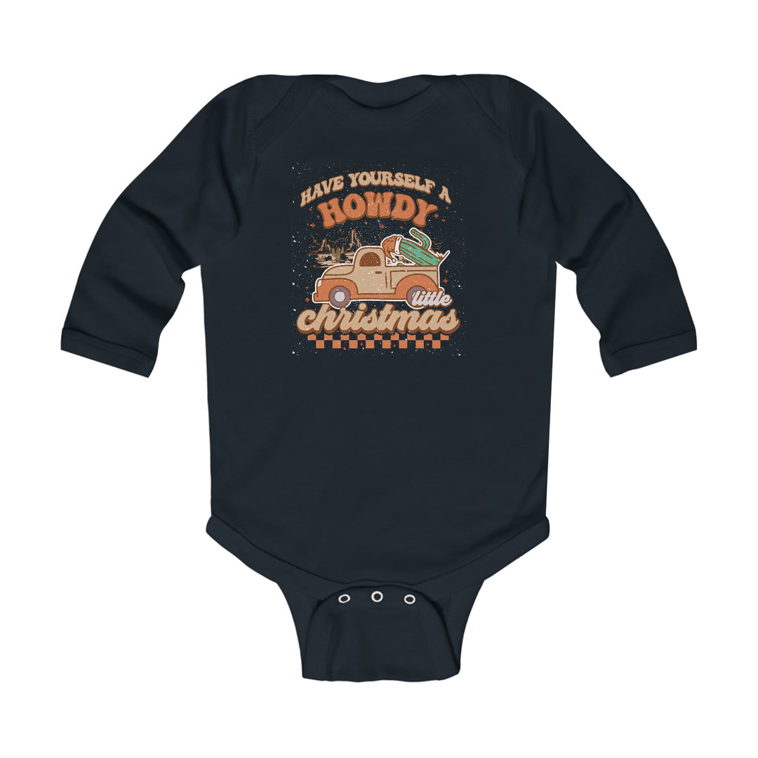 Howdy Christmas - Infant Long Sleeve Bodysuit
