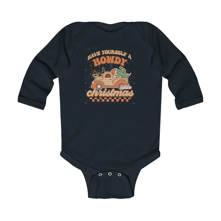 Howdy Christmas - Infant Long Sleeve Bodysuit
