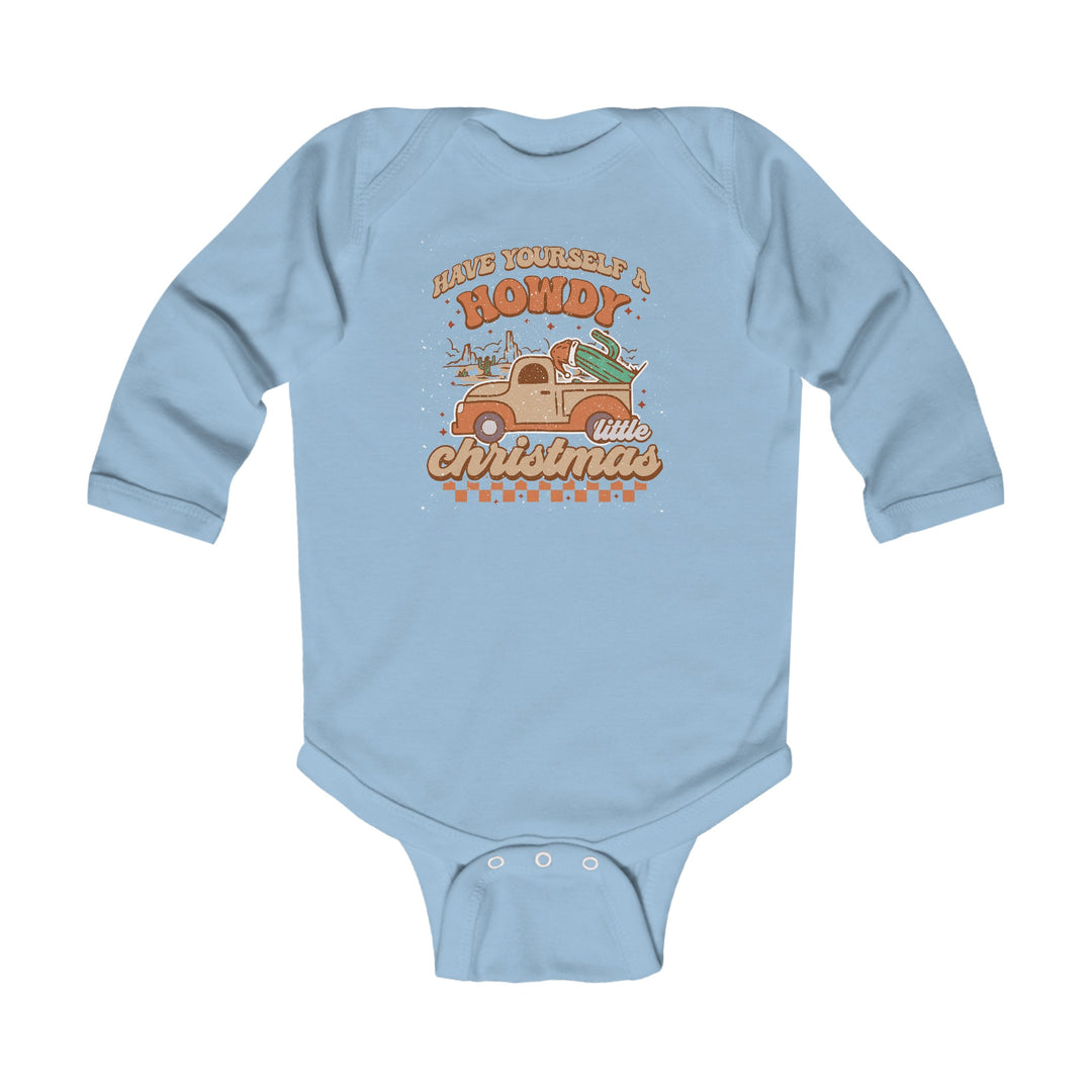 Howdy Christmas - Infant Long Sleeve Bodysuit