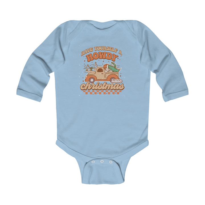 Howdy Christmas - Infant Long Sleeve Bodysuit