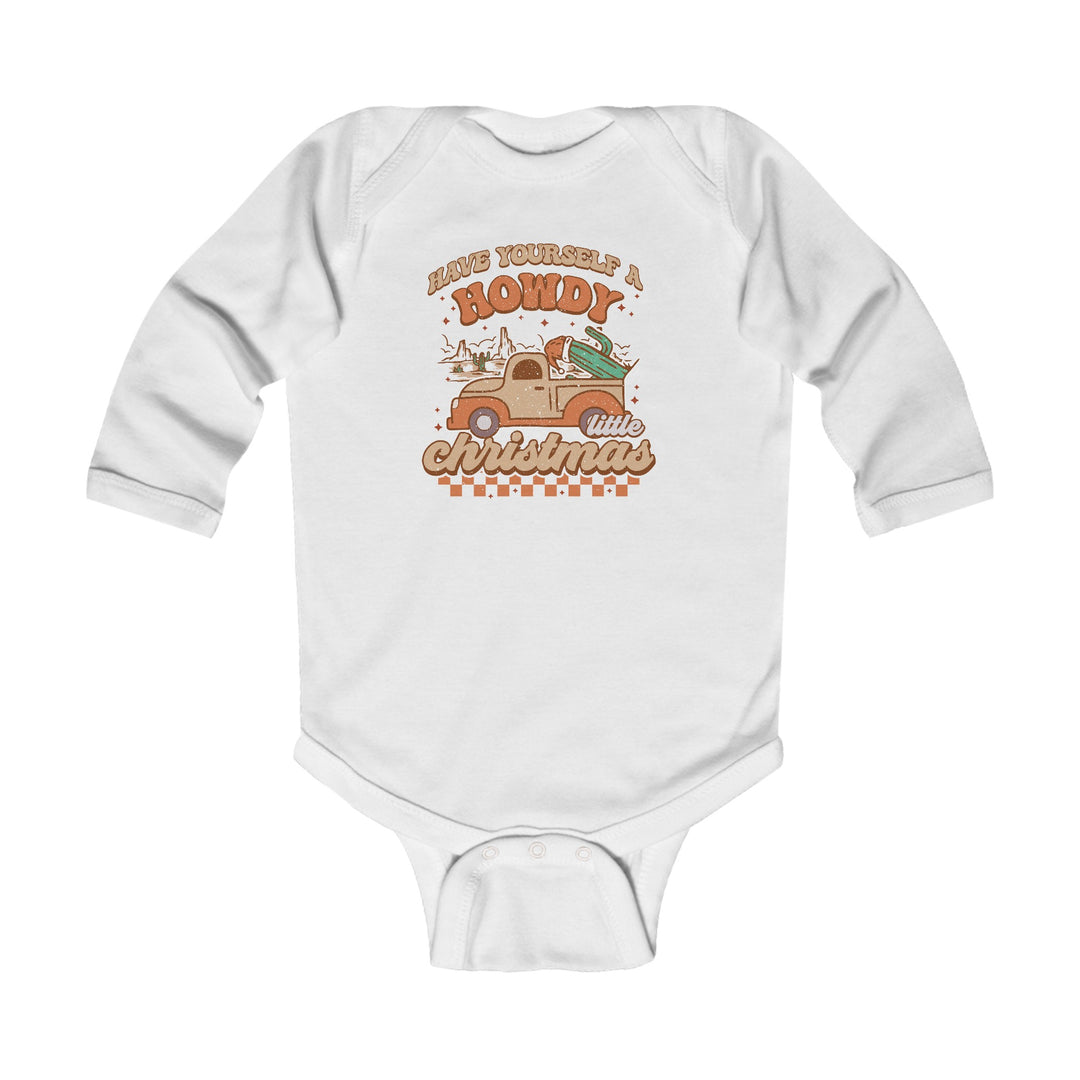 Howdy Christmas - Infant Long Sleeve Bodysuit