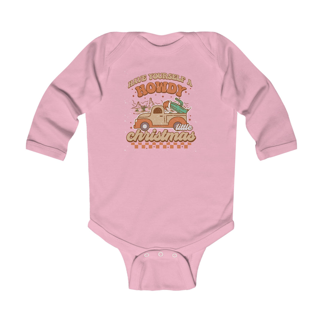 Howdy Christmas - Infant Long Sleeve Bodysuit