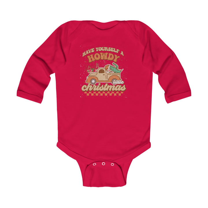 Howdy Christmas - Infant Long Sleeve Bodysuit