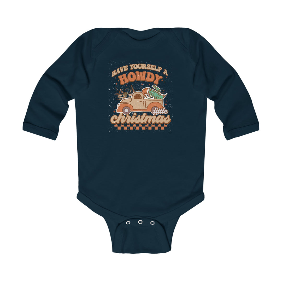 Howdy Christmas - Infant Long Sleeve Bodysuit