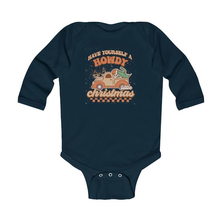 Howdy Christmas - Infant Long Sleeve Bodysuit