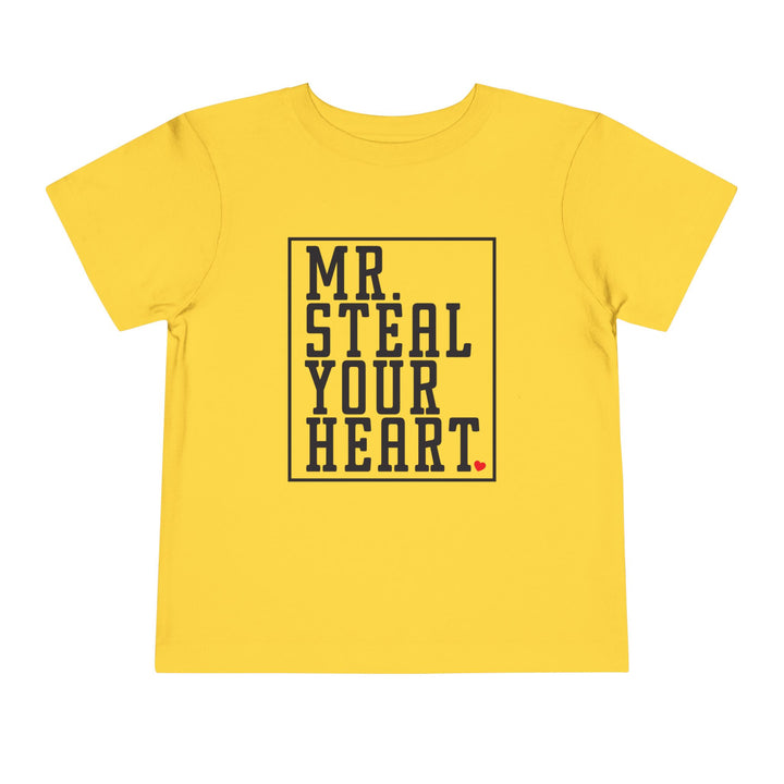 Mr. Steal Your Heart - Toddler Short Sleeve Tee