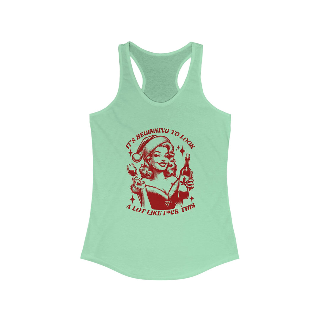 It's Beginning To Look - Women's Ideal Racerback Tank