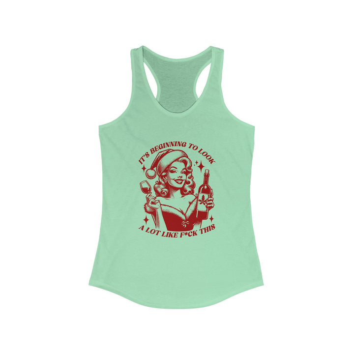 It's Beginning To Look - Women's Ideal Racerback Tank