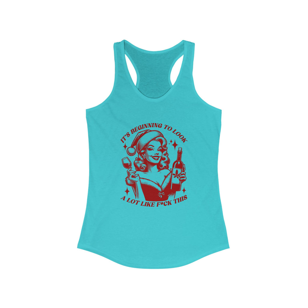 It's Beginning To Look - Women's Ideal Racerback Tank
