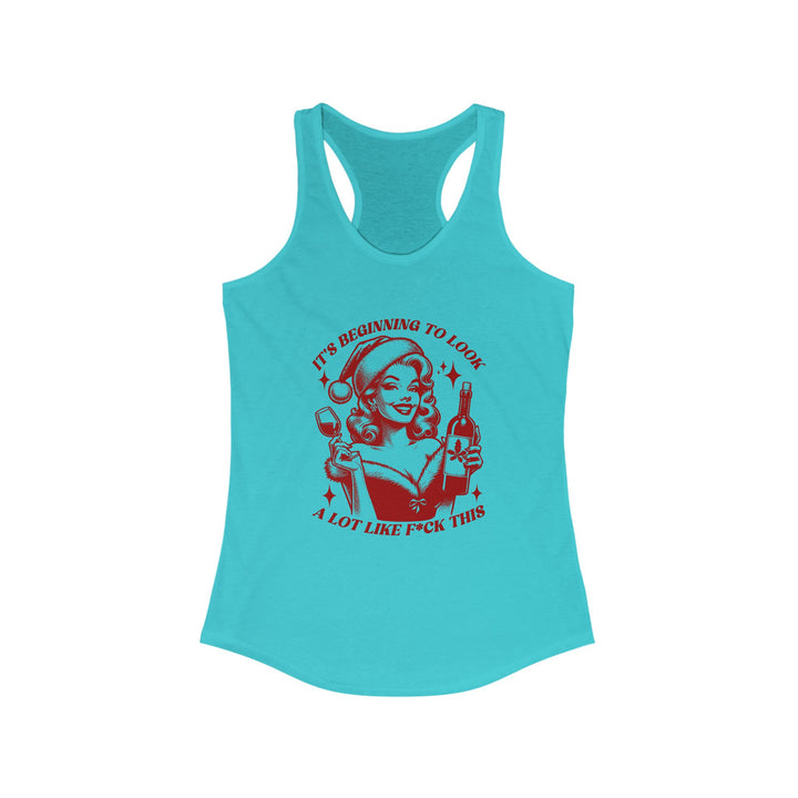 It's Beginning To Look - Women's Ideal Racerback Tank
