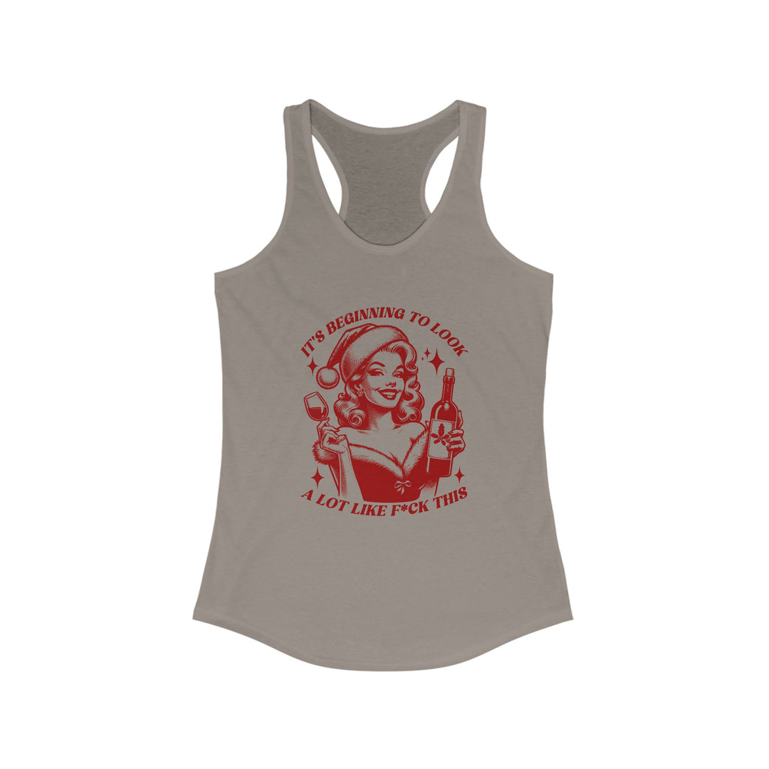 It's Beginning To Look - Women's Ideal Racerback Tank