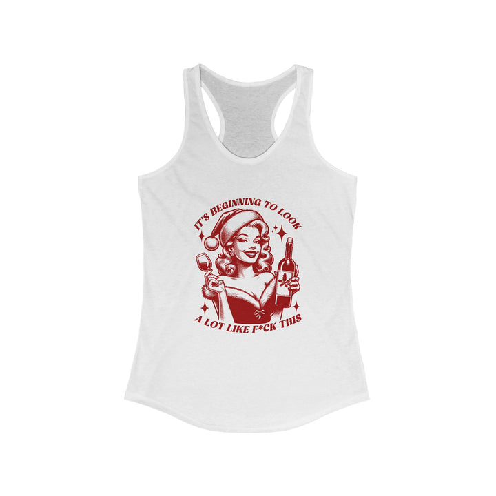 It's Beginning To Look - Women's Ideal Racerback Tank