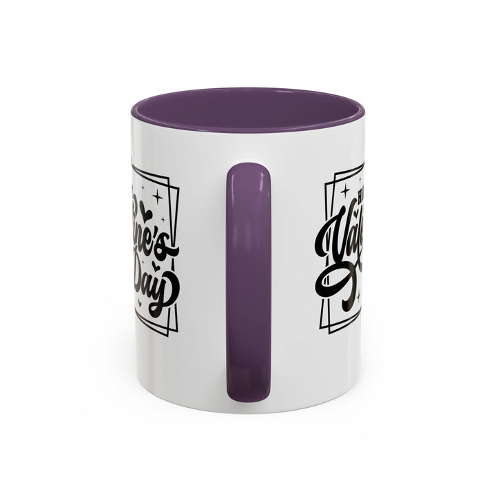 Happy Valentine's Day W/Hearts - Accent Coffee Mug (11, 15oz)