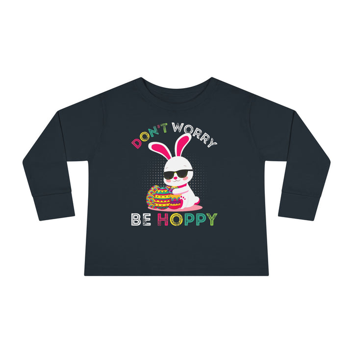 Don't Worry Be Hoppy - Toddler Long Sleeve Tee
