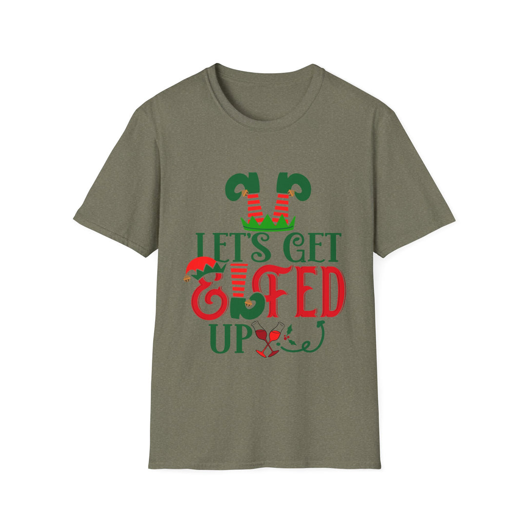 Let's Get Elfed Up - Unisex Softstyle T-Shirt