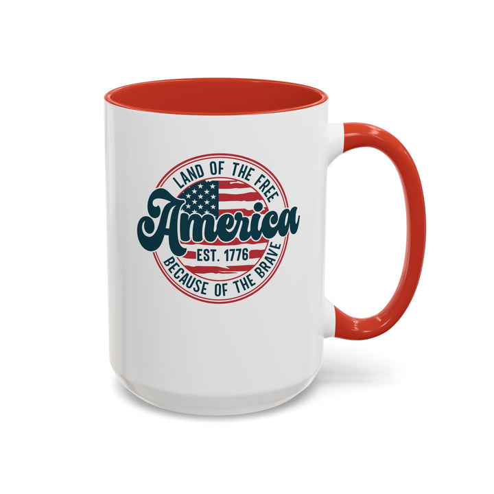 America 1776 - Accent Coffee Mug (11, 15oz)