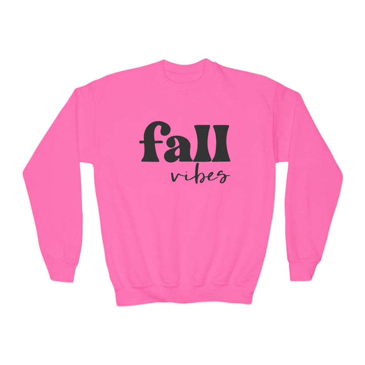 Fall Vibes - Youth Crewneck Sweatshirt