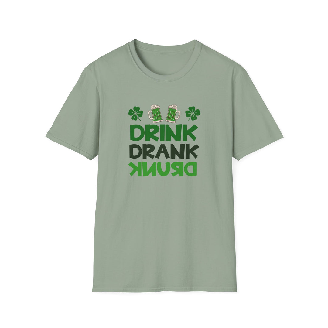 Drink Drank Drunk - Unisex Softstyle T-Shirt