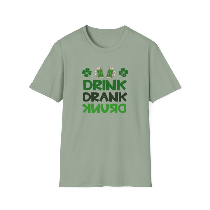 Drink Drank Drunk - Unisex Softstyle T-Shirt