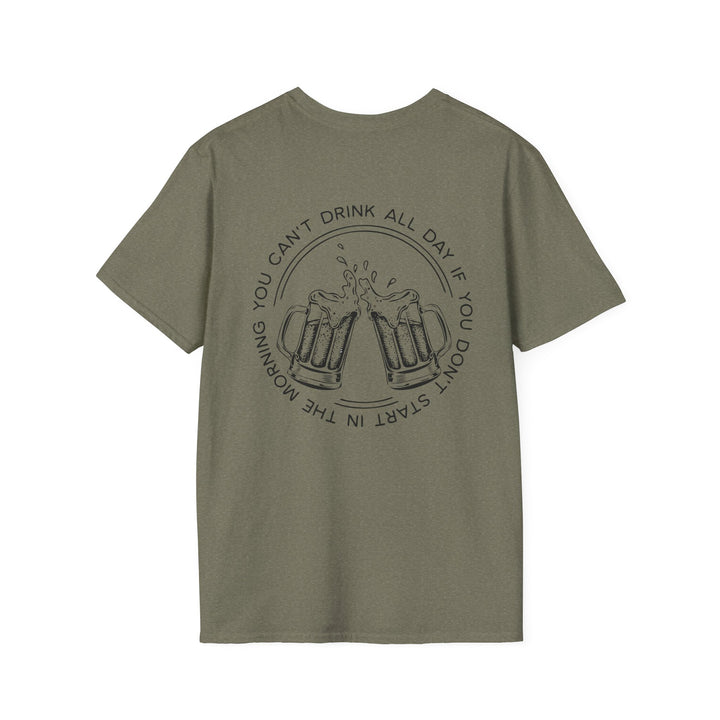 Can't Drink All Day - Unisex Softstyle T-Shirt