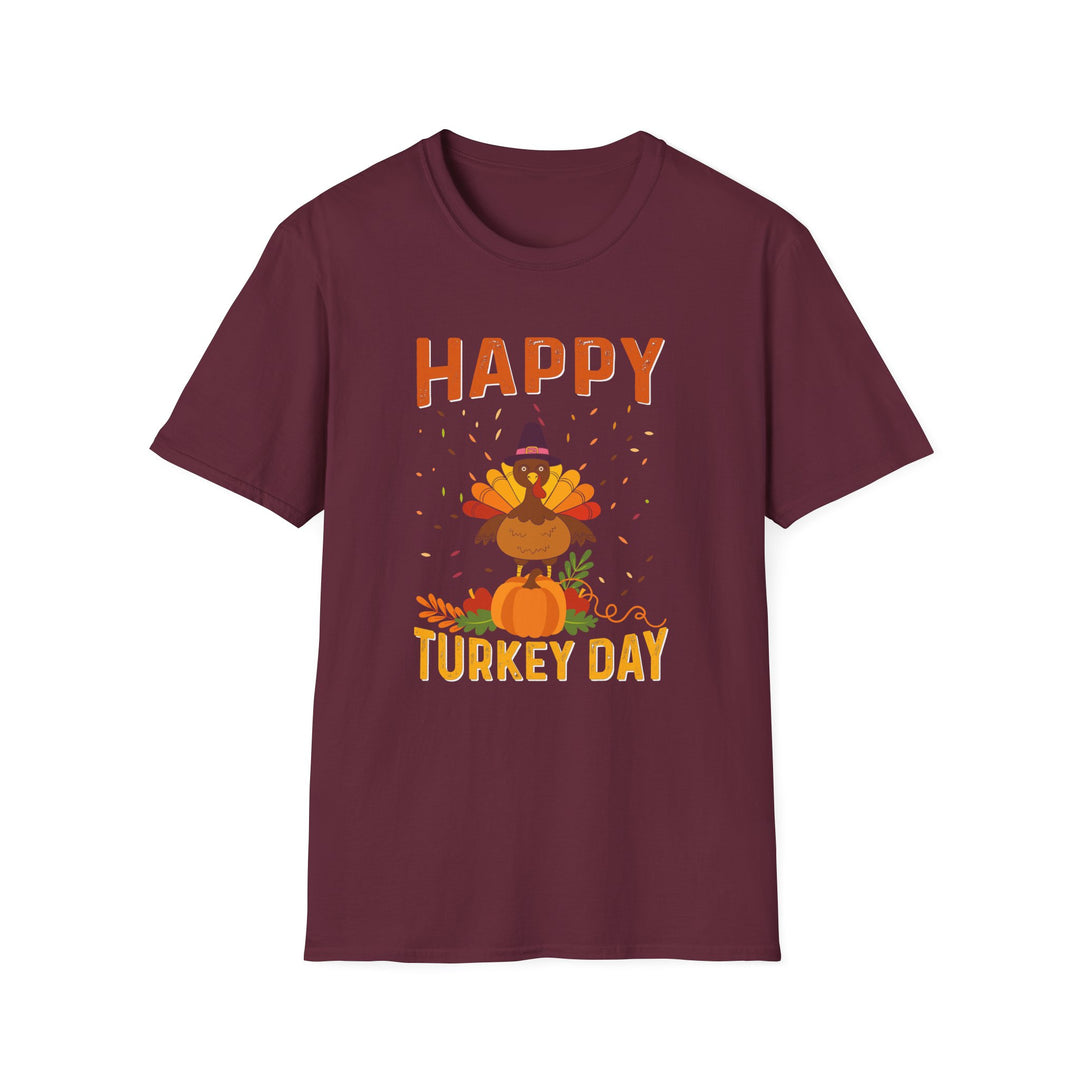 Happy Turkey Day - Unisex Softstyle T-Shirt