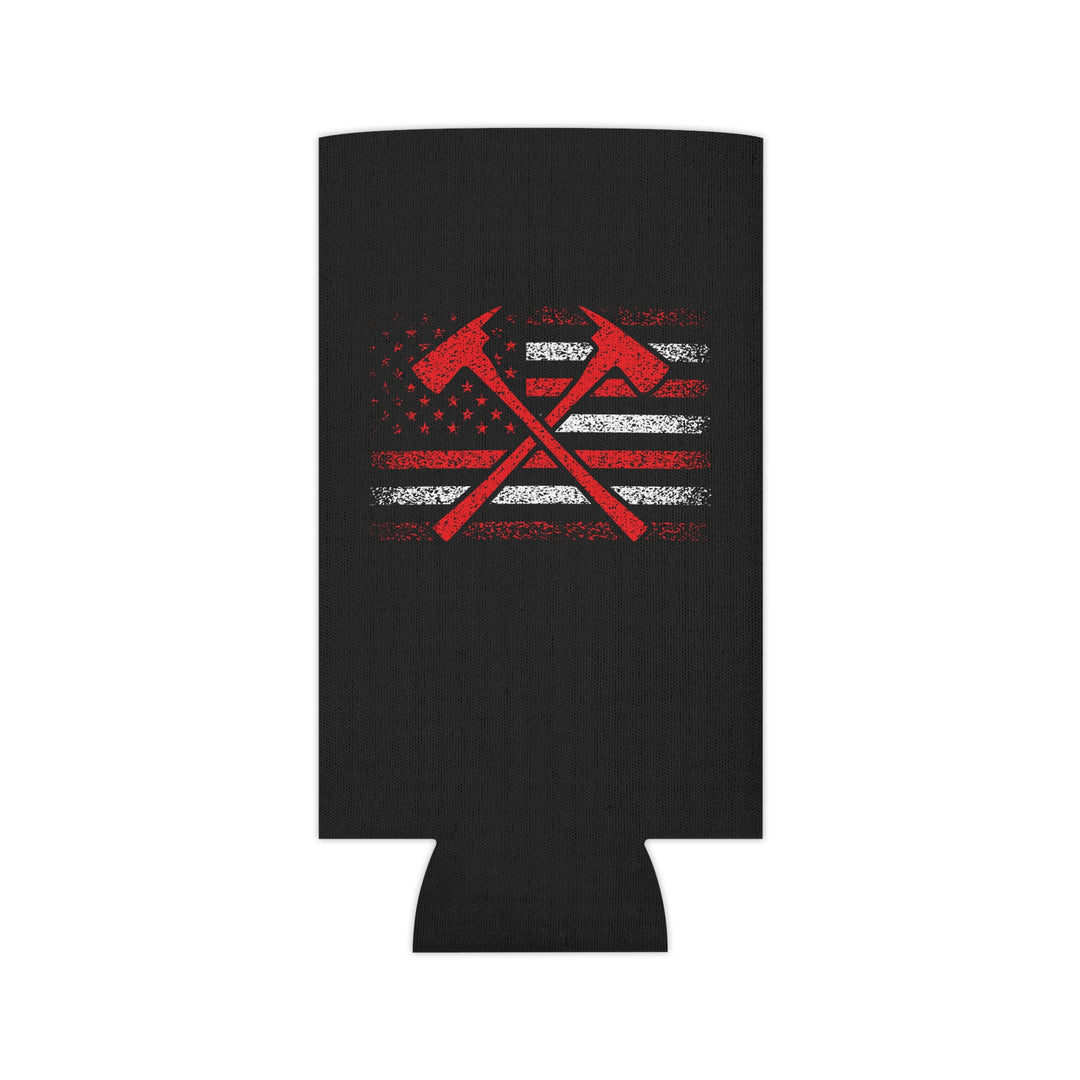 Firefighter American Flag - Can Cooler
