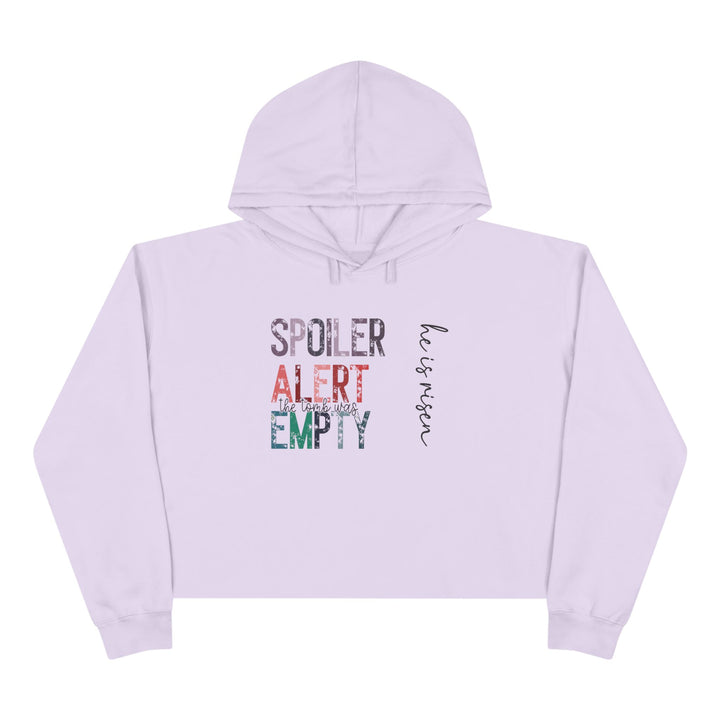 Spoiler Alert - Crop Hoodie