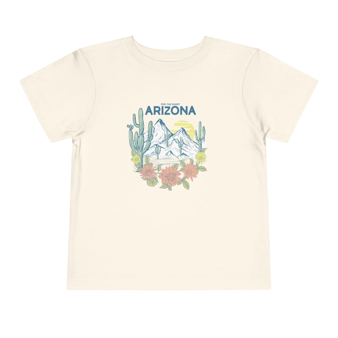 Feel The Sunset Arizona - Toddler Short Sleeve Tee