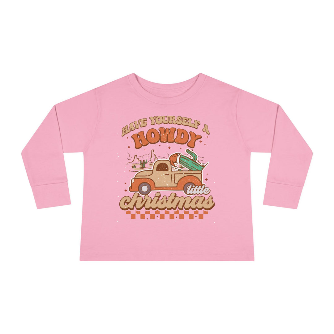 Howdy Christmas - Toddler Long Sleeve Tee