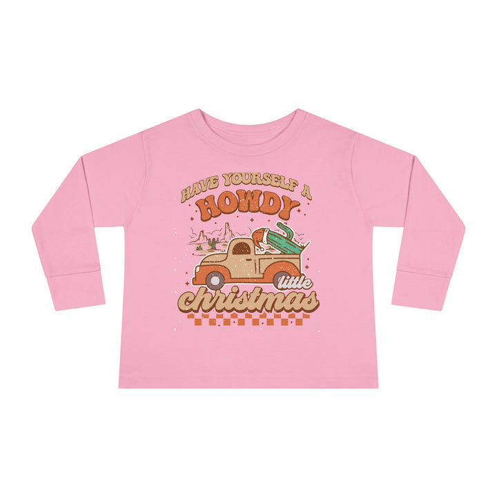Howdy Christmas - Toddler Long Sleeve Tee