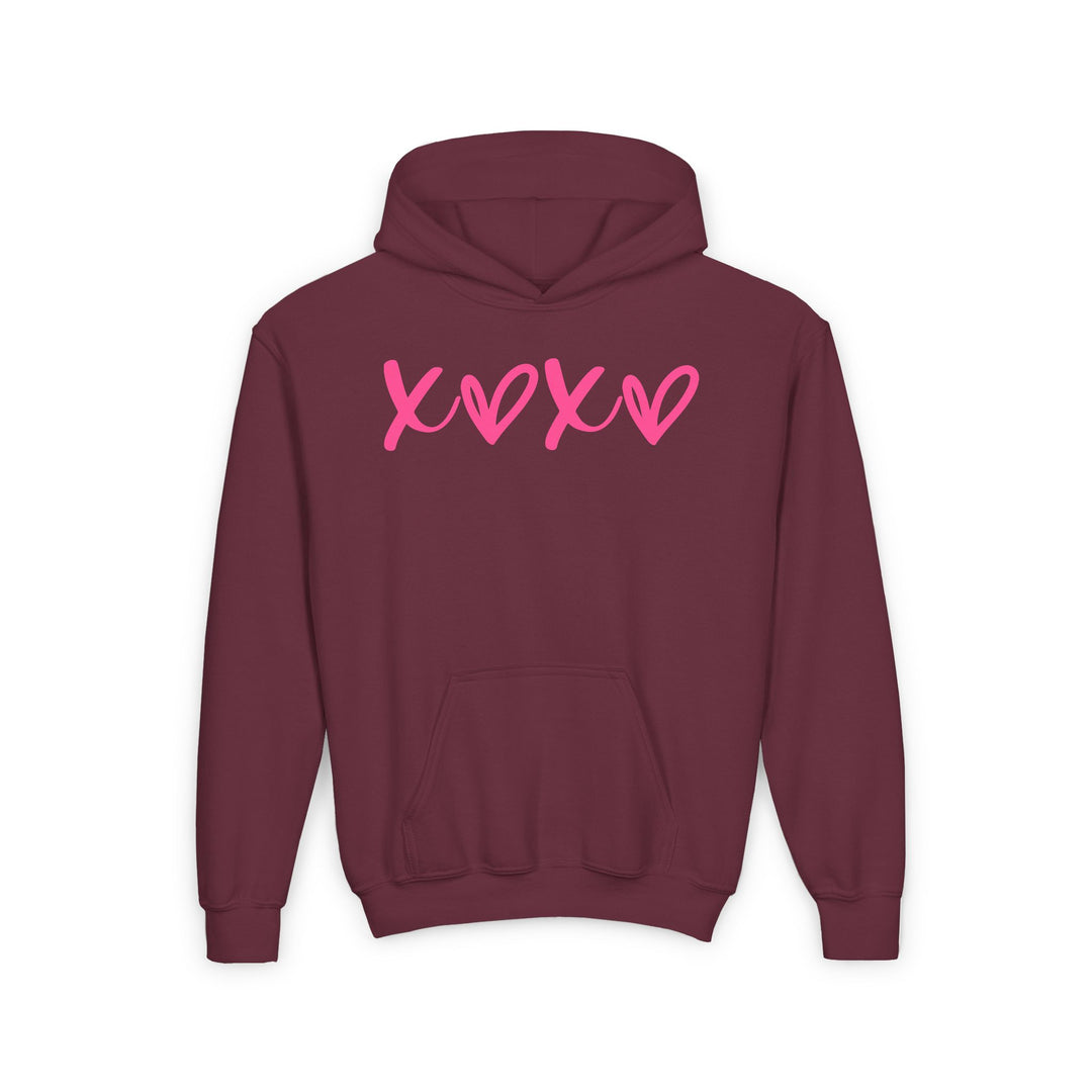 XOXO - Youth Heavy Blend Hooded Sweatshirt