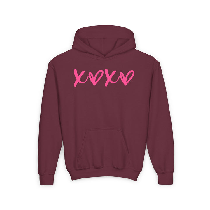 XOXO - Youth Heavy Blend Hooded Sweatshirt