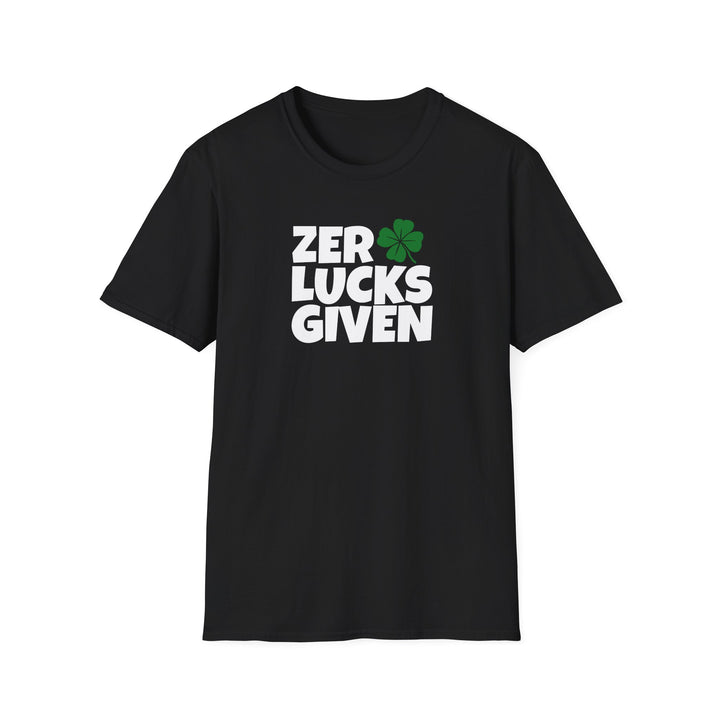 Zero Lucks Given - Unisex Softstyle T-Shirt