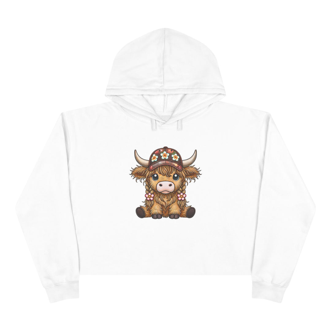Summer Cow - Crop Hoodie