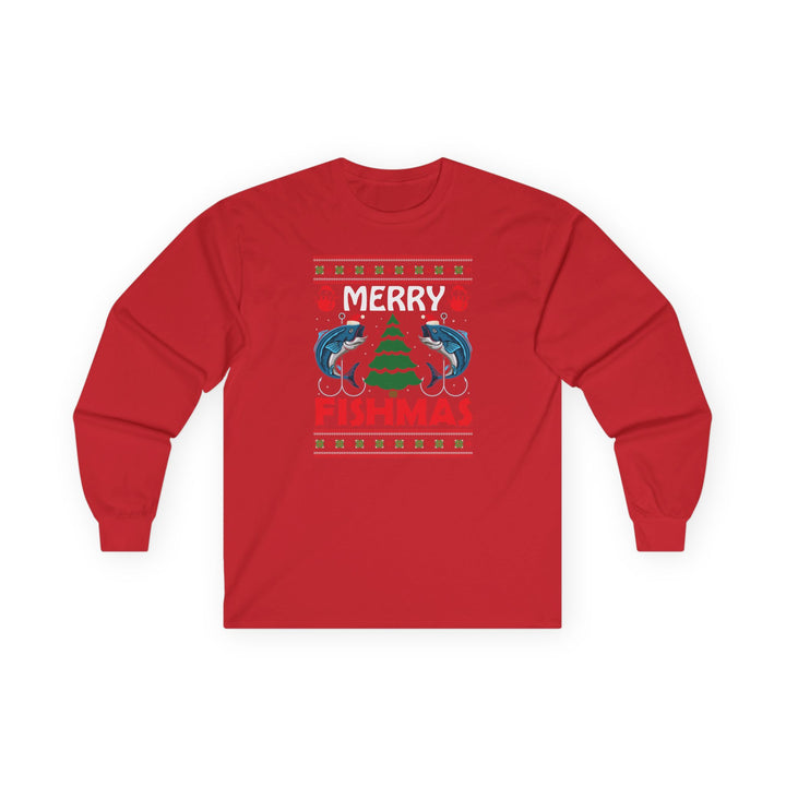 Merry Fishmas - Unisex Ultra Cotton Long Sleeve Tee