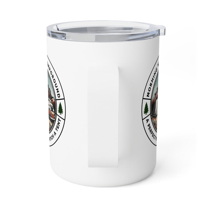 Morning Wood Campground - Insulated Coffee Mug, 10oz