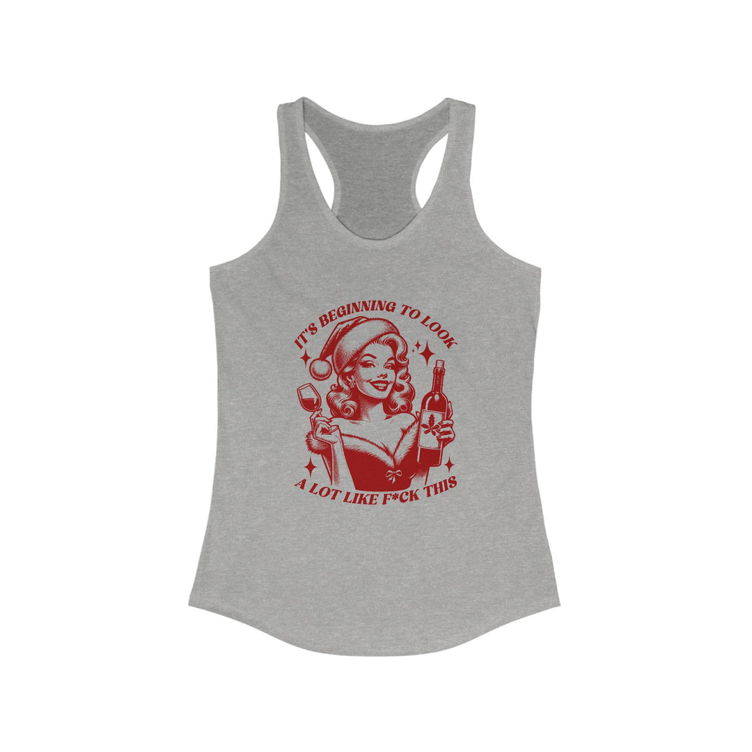 It's Beginning To Look - Women's Ideal Racerback Tank