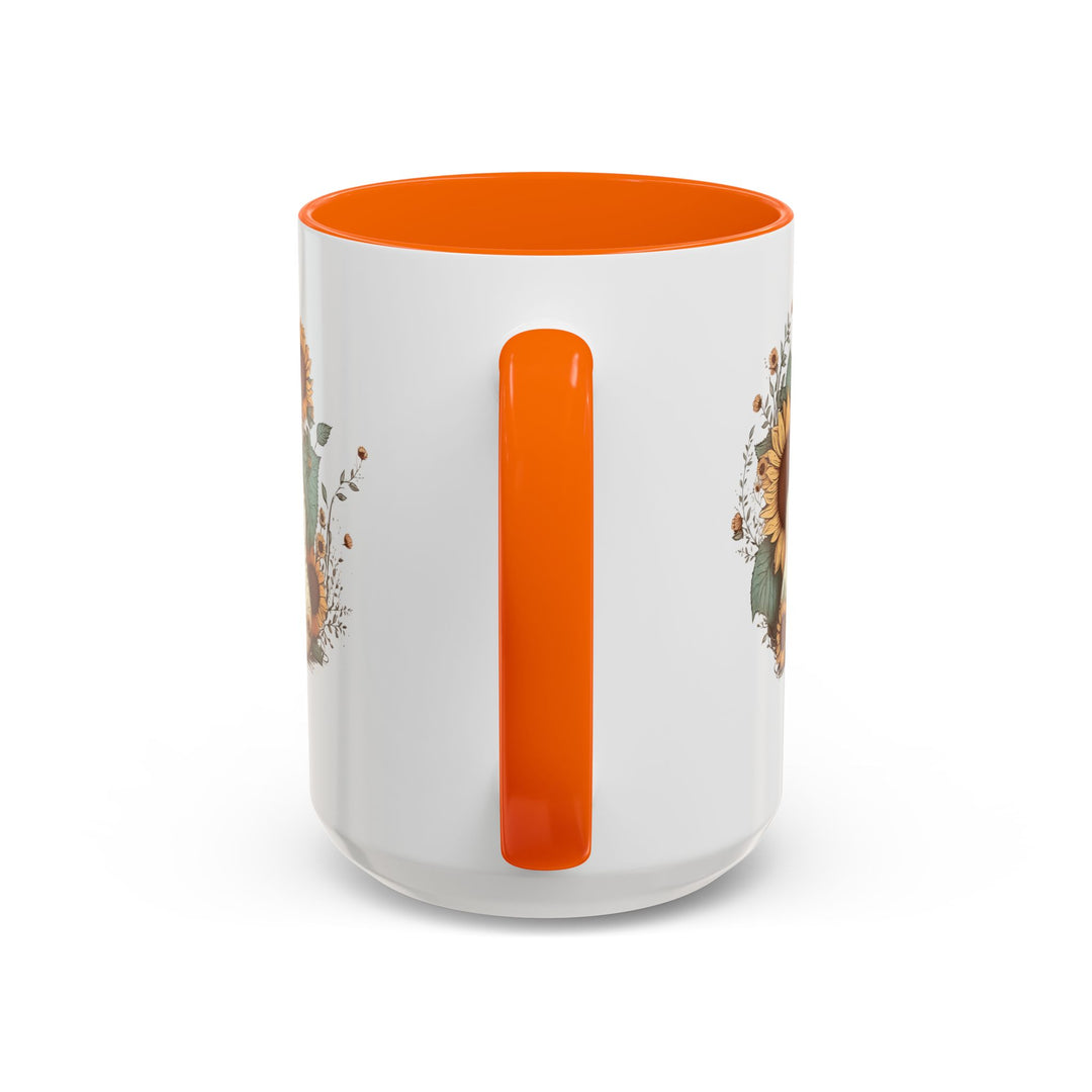 Sunflower Guitar - Accent Coffee Mug (11, 15oz)