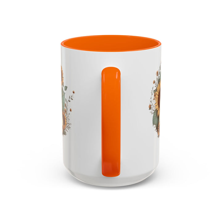 Sunflower Guitar - Accent Coffee Mug (11, 15oz)