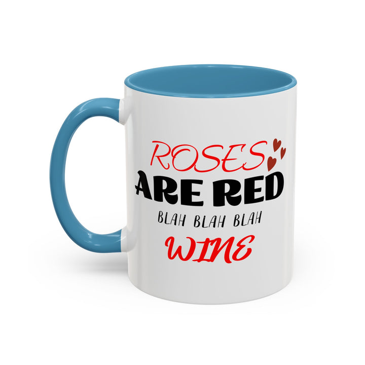 Blah Blah Blah Wine - Accent Coffee Mug (11, 15oz)