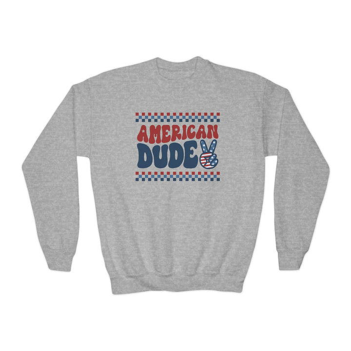 American Dude - Youth Crewneck Sweatshirt