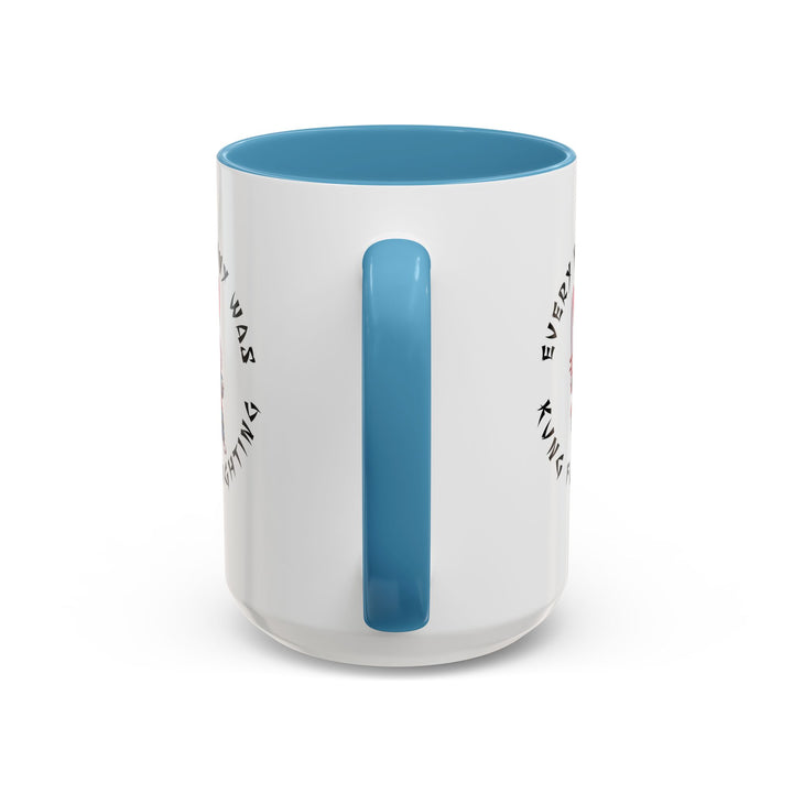 Kung Fu Fighting - Accent Coffee Mug (11, 15oz)