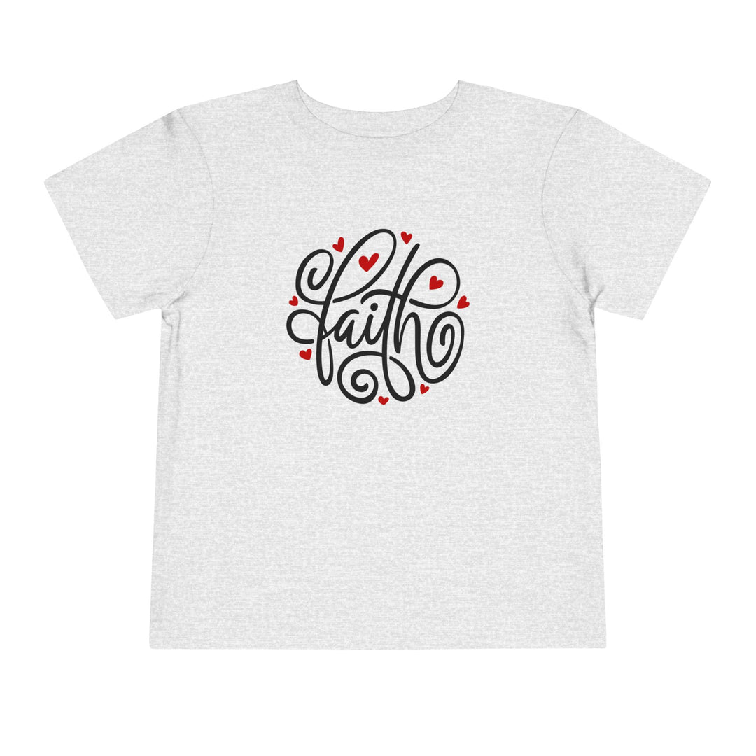 Faith Hearts - Toddler Short Sleeve Tee