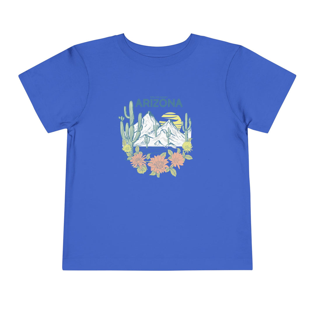 Feel The Sunset Arizona - Toddler Short Sleeve Tee